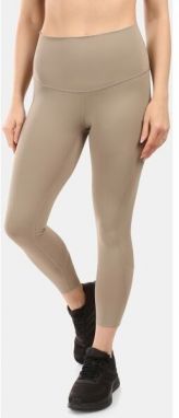 KILPI RIVIAN Dámske fitness legíny, béžová, veľkosť