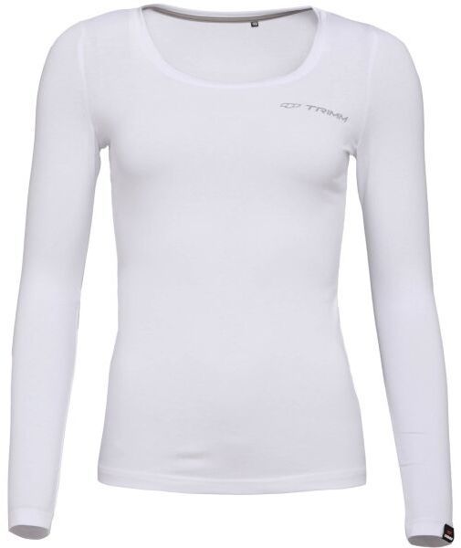 TRIMM BRAVE LADY Dámske tričko s dlhým rukávom, biela, veľkosť