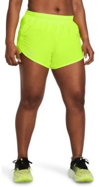 Under Armour FLY BY 3'' Dámske kraťasy, žltá, veľkosť M