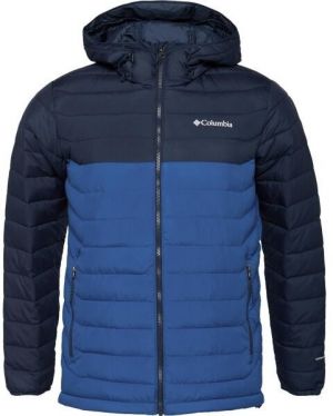Columbia POWDER LITE HOODED JACKET Pánska zimná bunda, modrá, veľkosť
