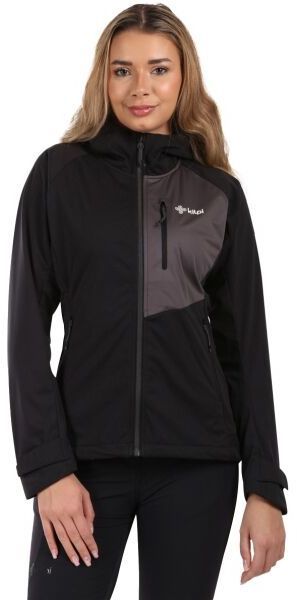 KILPI BELTRA Dámska softshellová bunda, čierna, veľkosť