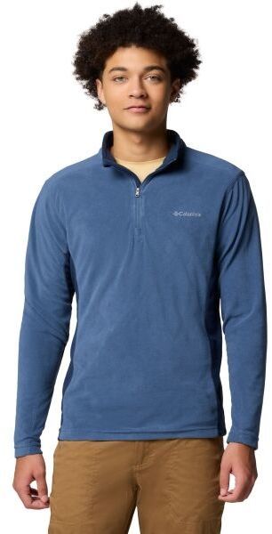 Columbia KLAMATH RANGE II HALF ZIP Pánska outdoorová mikina, tmavo modrá, veľkosť