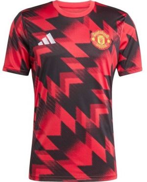 adidas MANCHESTER UNITED FC PRESHI Pánske športové tričko, červená, veľkosť XXL