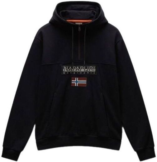 Napapijri BURGEE Pánska mikina, čierna, veľkosť