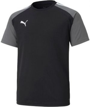 Puma TEAMPACER JERSEY JR Detský futbalový dres, čierna, veľkosť
