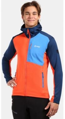 KILPI SEVELEN Pánska flísová mikina, oranžová, veľkosť