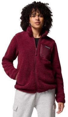 Columbia WEST BEND™ FULL ZIP II Dámska mikina, vínová, veľkosť