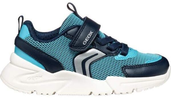 Geox J LOFTUS A Detská vychádzková obuv, modrá, veľkosť