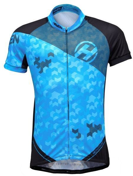 HAVEN SINGLETRAIL NEO MEN Pánsky cyklistický dres, modrá, veľkosť