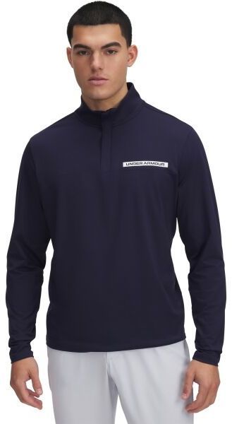 Under Armour T2G 1/4 ZIP Pánska mikina, tmavo modrá, veľkosť M