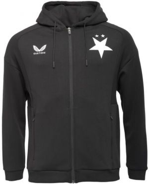 CASTORE SLAVIA PRAGUE TRAVEL FULL ZIP HOODIE Pánska mikina, čierna, veľkosť XXL