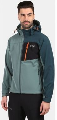 KILPI ONTAVIO Pánska softshellová bunda, tmavo zelená, veľkosť