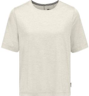 Jack Wolfskin TRAVEL T W Dámske tričko, biela, veľkosť