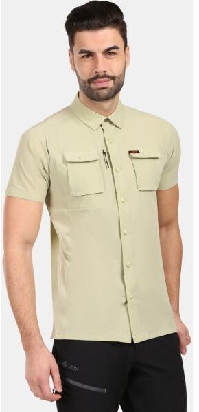 KILPI BOMBAY Pánska outdoorová košeľa, béžová, veľkosť