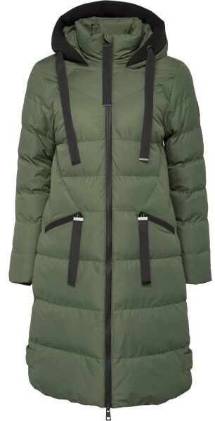 Northfinder MARIA Dámska zateplená parka, khaki, veľkosť