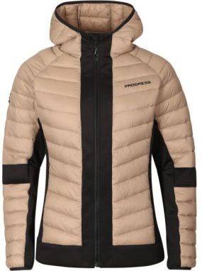 PROGRESS MUSALA Dámska hybridná bunda, hnedá, veľkosť