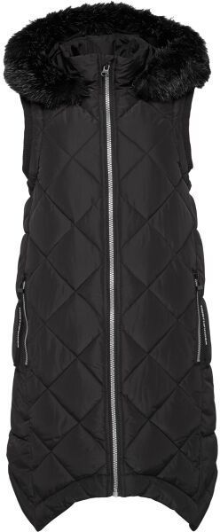 Northfinder JILLIANTIS Dámska dlhá vesta, čierna, veľkosť