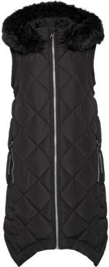 Northfinder JILLIANTIS Dámska dlhá vesta, čierna, veľkosť