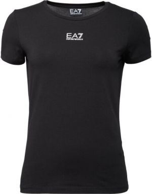 EA7 T-SHIRT Dámske tričko, čierna, veľkosť