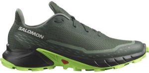 Salomon ALPHACROSS 5 Pánska trailová obuv, tmavo zelená, veľkosť 49 1/3
