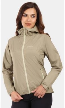 KILPI SONNA Dámska outdoorová bunda, béžová, veľkosť