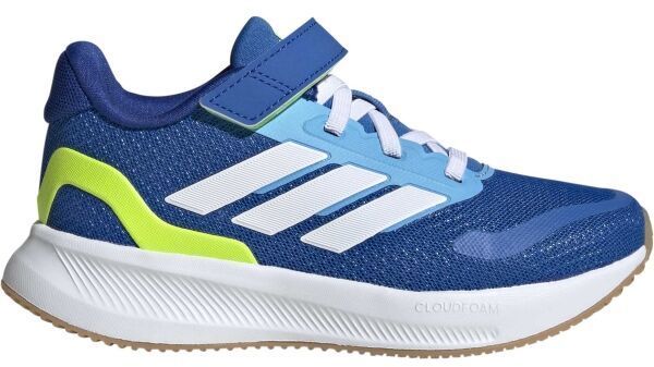 adidas RUNFALCON 5 EL C Detská halová obuv, modrá, veľkosť
