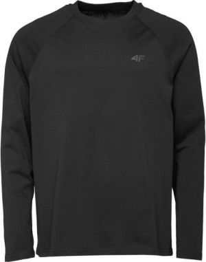 4F LONGSLEEVE Pánske tričko, čierna, veľkosť