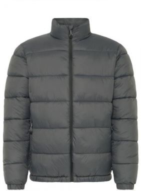 BLEND BHEIDEN JACKET WITH STAND Pánska zateplená bunda, tmavo sivá, veľkosť