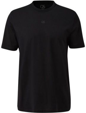 s.Oliver QS NOOS Pánske tričko, čierna, veľkosť