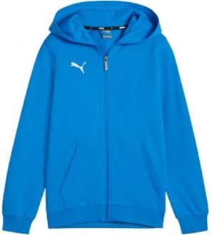 Puma TEAMGOAL CASUALS HOODED JACKET Chlapčenská mikina, modrá, veľkosť
