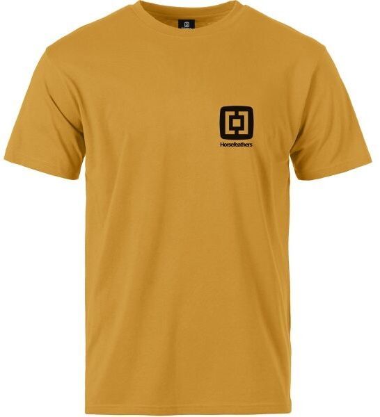 Horsefeathers MINI LOGO Pánske tričko, žltá, veľkosť