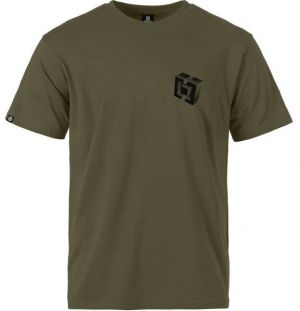 Horsefeathers BLOCKS Pánske tričko, khaki, veľkosť