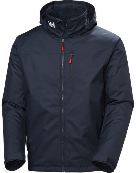 Helly Hansen CREW HOODED MIDLAYER Pánska jachtárska bunda, tmavo modrá, veľkosť XXXL