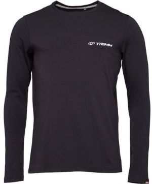 TRIMM BRAVE Pánske tričko s dlhým rukávom, čierna, veľkosť