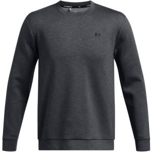 Under Armour DRIVE MIDLAYER CREW Pánska mikina, tmavo sivá, veľkosť