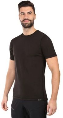 KILPI SLOPER Pánske tričko z merino vlny, čierna, veľkosť