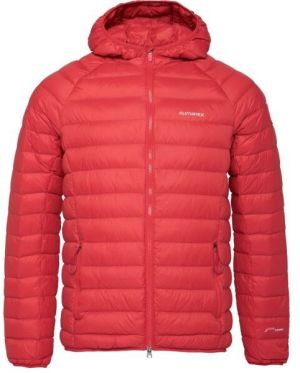 Klimatex MAYON PACKABLE Pánska zbaliteľná páperová bunda, červená, veľkosť