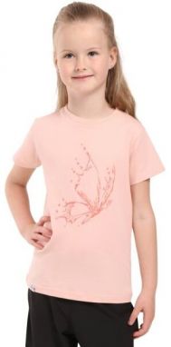 KILPI MALGA Dievčenské bavlnené tričko, oranžová, veľkosť