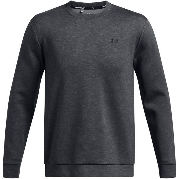 Under Armour DRIVE MIDLAYER CREW Pánska mikina, tmavo sivá, veľkosť