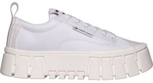 Tommy Hilfiger TJW FLATFORM SNEAKERNYLON Dámska obuv na voľný čas, biela, veľkosť