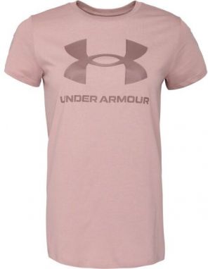 Under Armour LIVE SPORTSTYLE GRAPHIC SS Dámske tričko, ružová, veľkosť