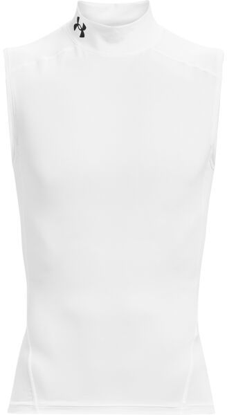 Under Armour HG ARMOUR COMP MOCK Pánske tielko, biela, veľkosť