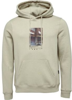 BLEND BHISTVAN Pánska mikina s kapucňou, béžová, veľkosť