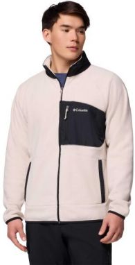 Columbia FAST TREK OVERLAY FULL ZIP Pánska flísová mikina, béžová, veľkosť