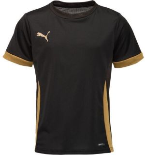 Puma TEAMGOAL MATCHDAY JERSEY JR Detské  športové tričko, čierna, veľkosť