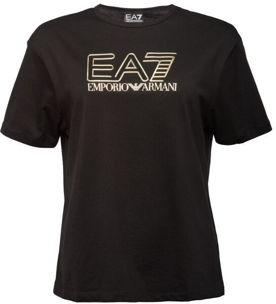 EA7 T-SHIRT Dámske tričko, čierna, veľkosť