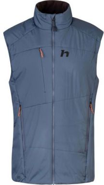 Hannah DEYN VEST Pánska zateplená vesta, modrá, veľkosť