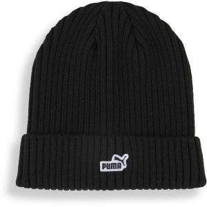 Puma ESSENTIALS PATCH MID CROWN BEANIE Zimná čiapka, čierna, veľkosť