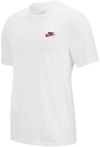 Nike SPORTSWEAR CLUB Pánske tričko, biela, veľkosť