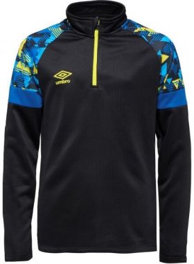 Umbro FORMATION QUARTER ZIP - JNR Detská športová mikina, čierna, veľkosť
